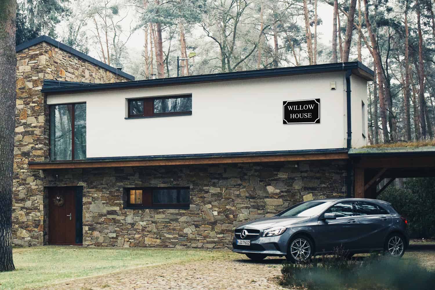 Custom & Personalized House Name Signs (Outdoor, Large, Modern) UK